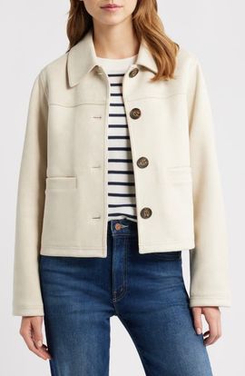 Bernardo Bernardo Faux Suede Jacket