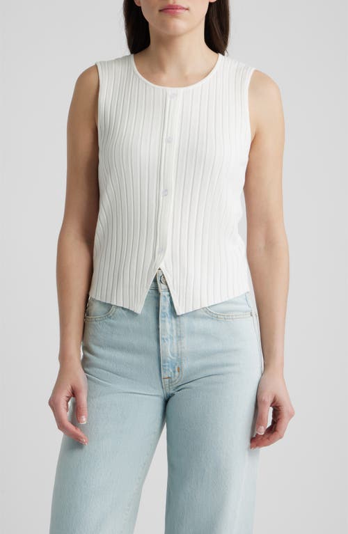 Button Rib Jacket Bernardo - Front Button Rib Vest