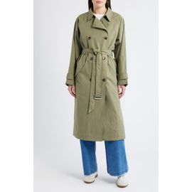 Bernardo Bernardo Long Double Breasted Trench Coat