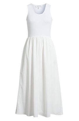 Bernardo Bernardo Mixed Media Midi Dress