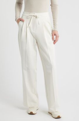 Bernardo Bernardo Pleated Drawstring Pants