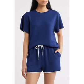 Bernardo Bernardo Rib Trim Crop T-Shirt