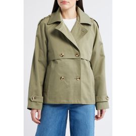 Bernardo Bernardo Short Cotton Trench Coat