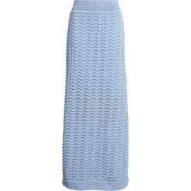 Bernardo Bernardo Wave Pointelle Knit Skirt