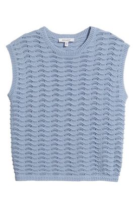 Bernardo Bernardo Wave Pointelle Knit Tank