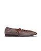 Bernardo Billie Lace-Up Ballet Flats - 2