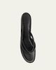 Bernardo Miami Kitten-Heel Leather Mule Sandals - 3