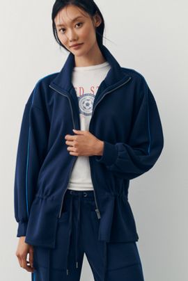 Bernardo Peplum Scuba Jacket
