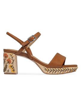 Bernardo Women's Canto Embroidered Platform Sandals