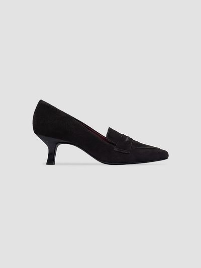 Bernardo Women's Safi Loafer Kitten Heel Pumps