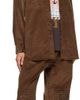 Bernhard Willhelm Bernhard Willhelm Brown Patch Pocket Shirt - 4
