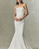 Besa Claude Foldover Strapless Column Wedding Gown - 4