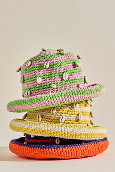 Beta Astral Beta Astral Pora Stripes and Shells Hat