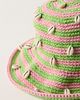 Beta Astral Beta Astral Pora Stripes and Shells Hat - 3