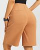 Betabrand Betabrand Atlantic Wide Leg Bermuda Shorts Stretch Ponte - 5