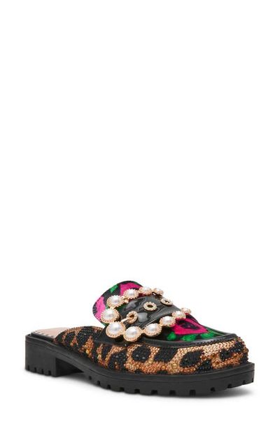 Betsey Johnson Betsey Johnson Barton Crystal Loafer