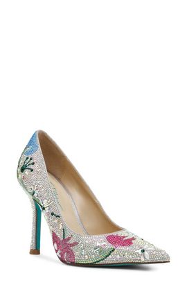 Betsey Johnson Betsey Johnson Brice Crystal Floral Pump