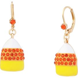 Betsey Johnson Betsey Johnson Candy Corn Leverback Drop Earrings