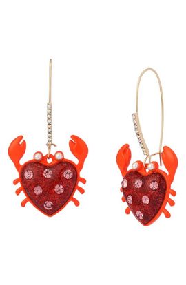 Betsey Johnson Betsey Johnson Crab Drop Earrings