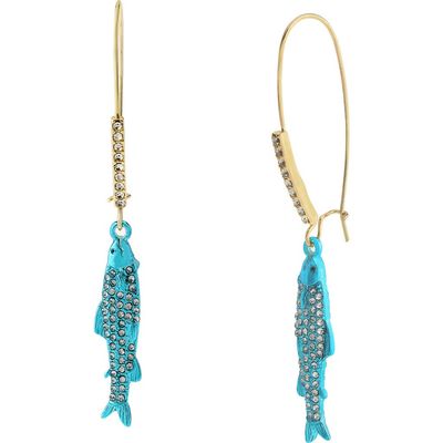 Betsey Johnson Betsey Johnson Sardine Drop Earrings