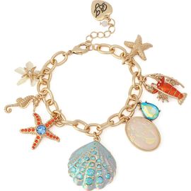Betsey Johnson Betsey Johnson Sealife Charm Flex Bracelet