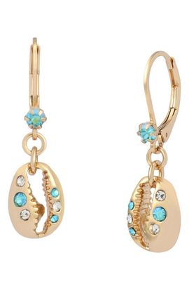 Betsey Johnson Betsey Johnson Shell Leverback Earrings