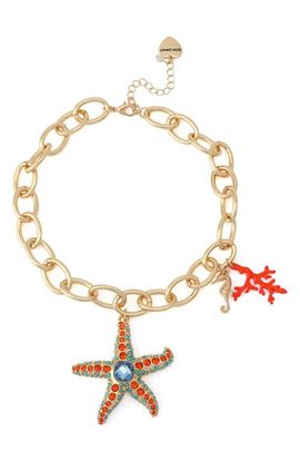 Betsey Johnson Betsey Johnson Short Starfish Pendant Necklace