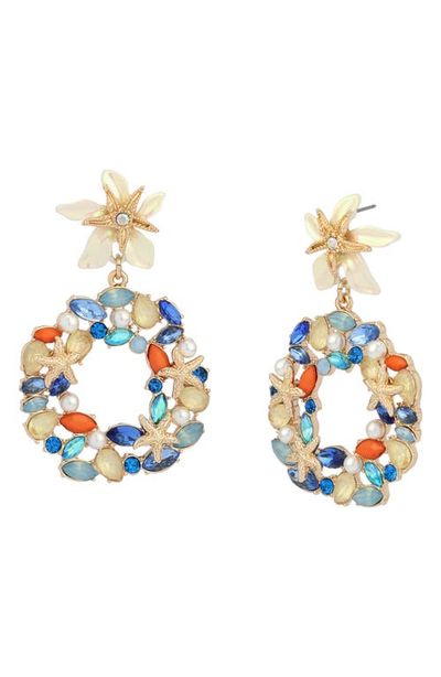 Betsey Johnson Betsey Johnson Starfish Doorknocker Earrings