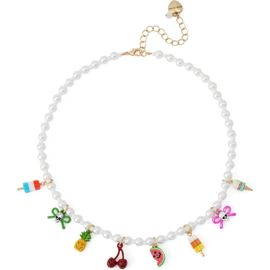 Betsey Johnson Betsey Johnson Summerween Charm Frontal Necklace