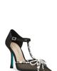 Betsey Johnson Betsey Johnson Vanna Pointed Toe T-Strap Pump - 1