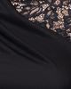 Betsy & Adam Betsy & Adam Lace Trim Asymmetric Ruched Gown - 5