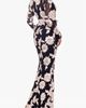 Betsy & Adam Betsy & Adam Soutache Long Sleeve Mesh Gown - 2