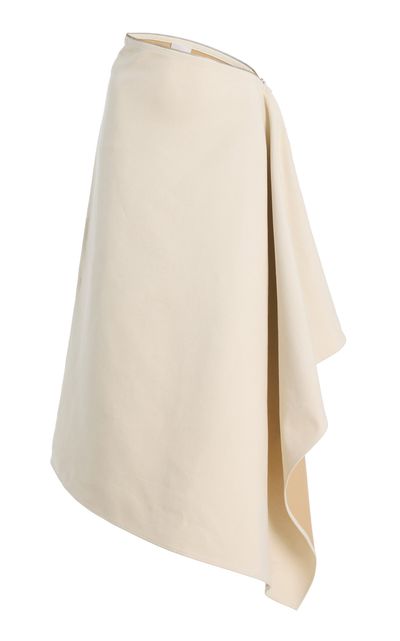 BEVZA BEVZA Cotton Canvas Maxi Skirt