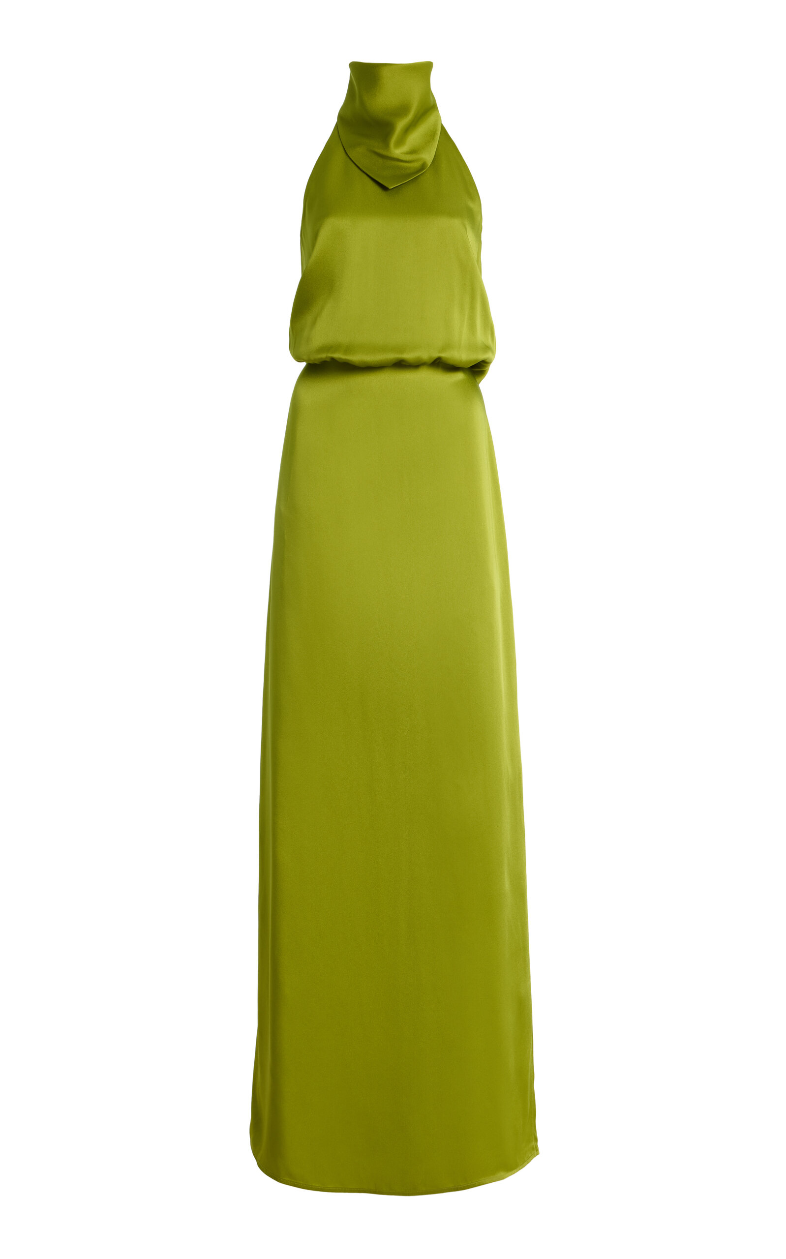 BEVZA BEVZA Exclusive Hustka Satin Maxi Dress