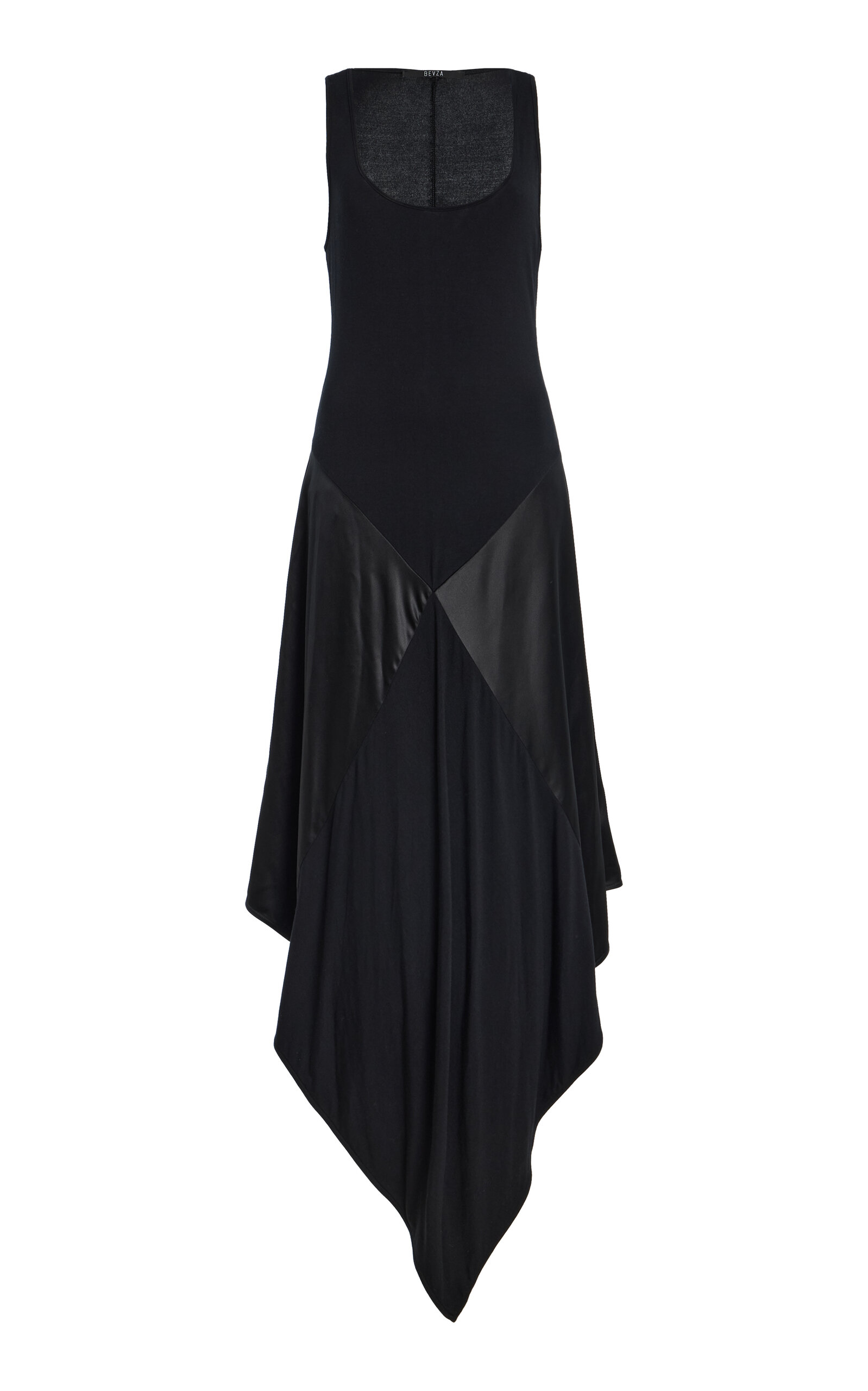 BEVZA BEVZA Square Jersey Midi Dress