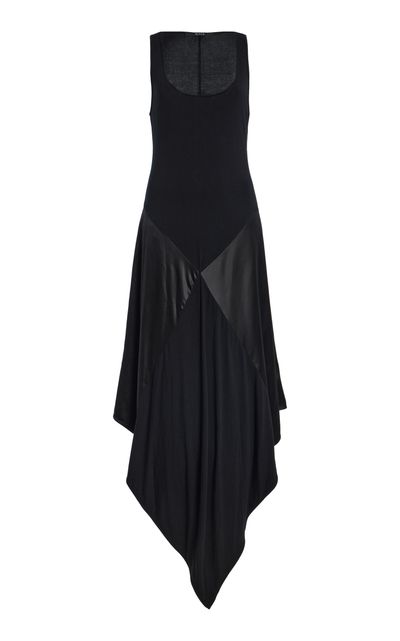 BEVZA BEVZA Square Jersey Midi Dress