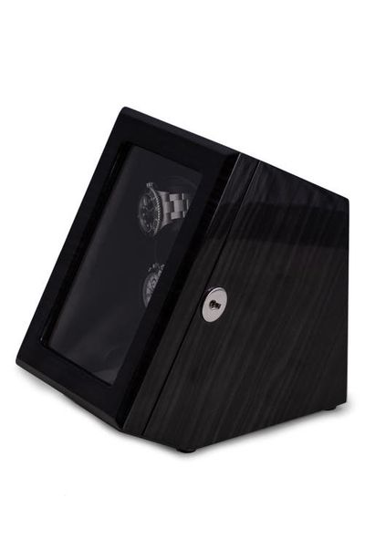 Bey-Berk Bey-Berk Ash Wood Veneer Watch Storage Case