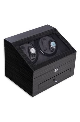 Bey-Berk Bey-Berk Daytona 4-Watch Winder & Case