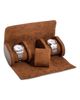 Bey-Berk Bey-Berk Milani Three-Watch Leather Travel Roll - 3