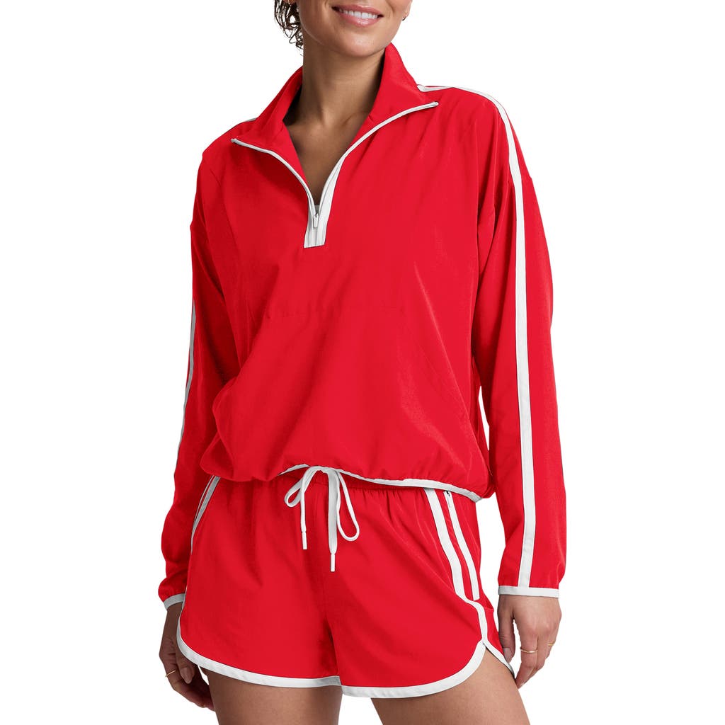 Beyond Yoga Beyond Yoga Course Contrast Half-Zip Pullover