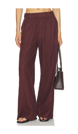 Beyond Yoga Beyond Yoga Easy Wide Leg Linen Pant