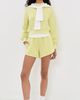 Beyond Yoga Beyond Yoga Fade Out Mid Rise Shorts Washed Electric Lime - 5