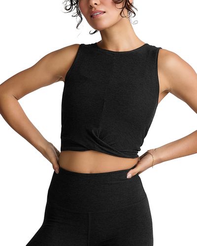 Beyond Yoga Beyond Yoga Featherweight Center Stage Cropped Tank