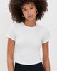 Beyond Yoga Beyond Yoga Featherweight Cropped Tee Cloud White - 2