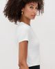 Beyond Yoga Beyond Yoga Featherweight Cropped Tee Cloud White - 4