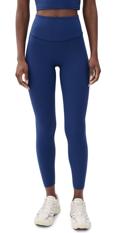 Beyond Yoga Beyond Yoga In The Zone High Waisted Midi Leggings Deep Ocean