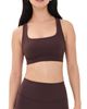 Beyond Yoga Beyond Yoga In The Zone Scoopneck Bra Cocoa Plum - 1