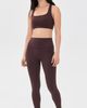Beyond Yoga Beyond Yoga In The Zone Scoopneck Bra Cocoa Plum - 5