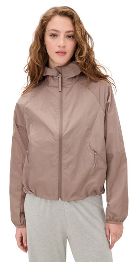 Beyond Yoga Beyond Yoga Limitless Hooded Jacket Rosey Taupe