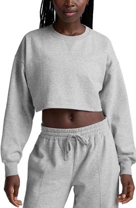 Beyond Yoga Beyond Yoga LuxeFleece Boxy Crop Sweatshirt